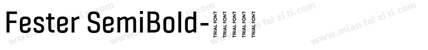 Fester SemiBold字体转换